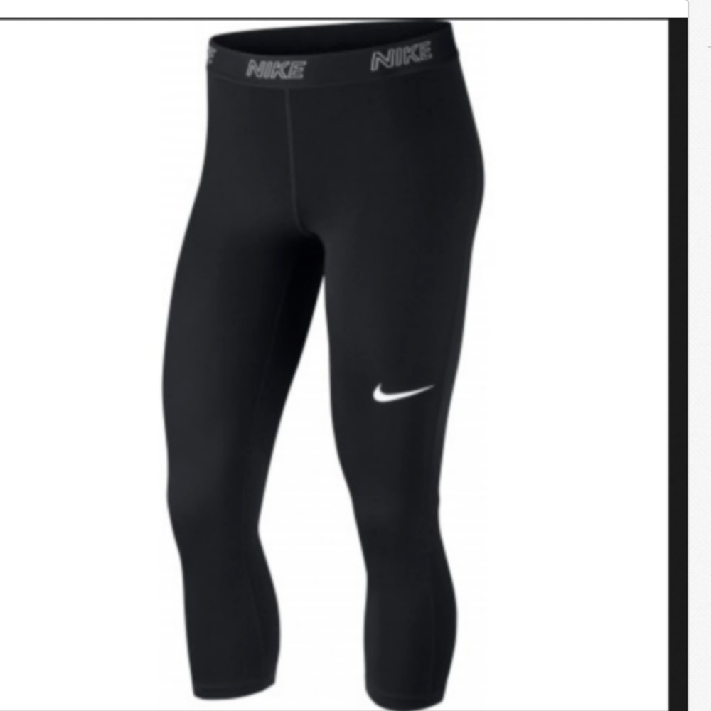 New Layer Victory Capri Legging Black Logo - Picture 3 of 4